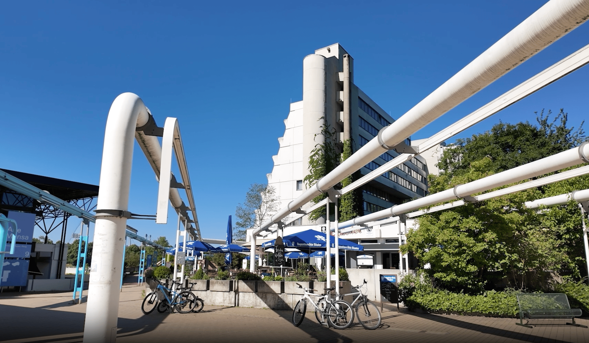 Gebäude im Olympiadorf