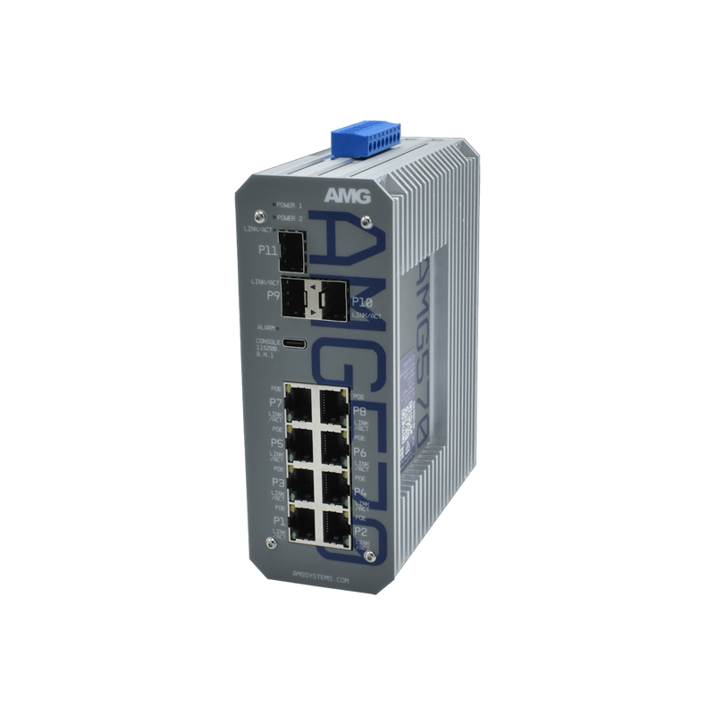 11 Port Managed Switch, 4 x 10/100/1000Base-T(x)