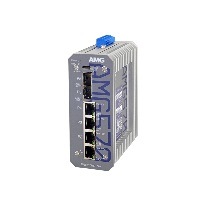 6 Port Managed Switch, 2 x 10/100/1000Base-T(x)