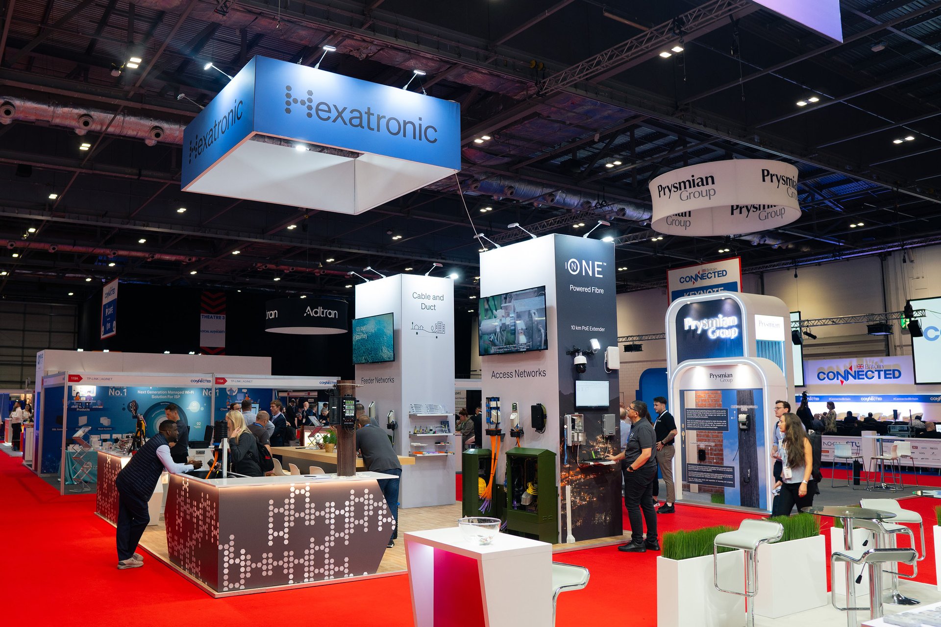 Hexatronic exhibiting at Connected Britain