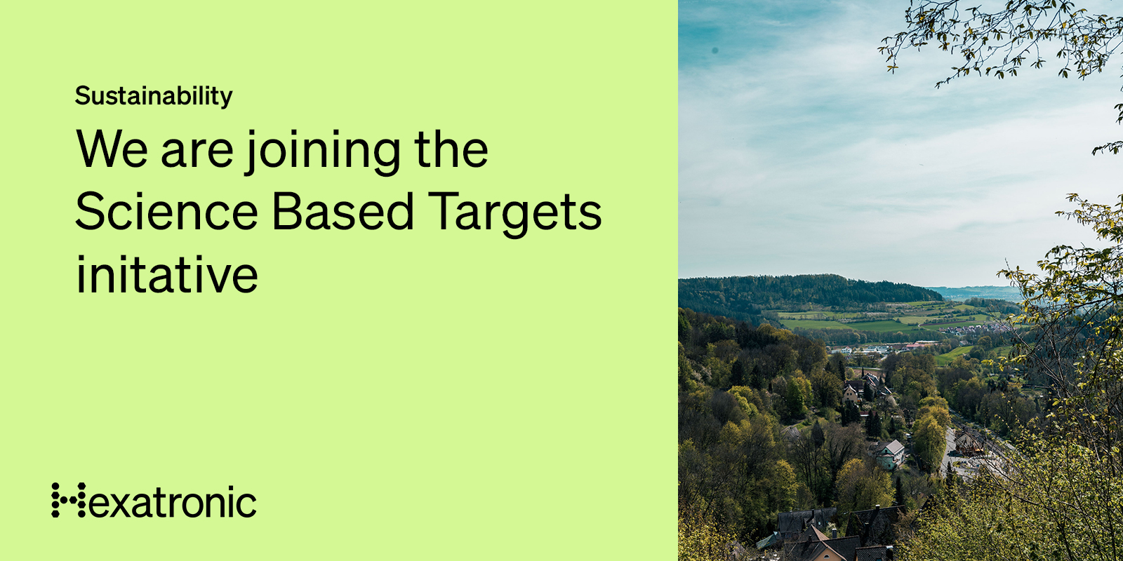 Hexatronic Group is joining the Science Based Targets initative