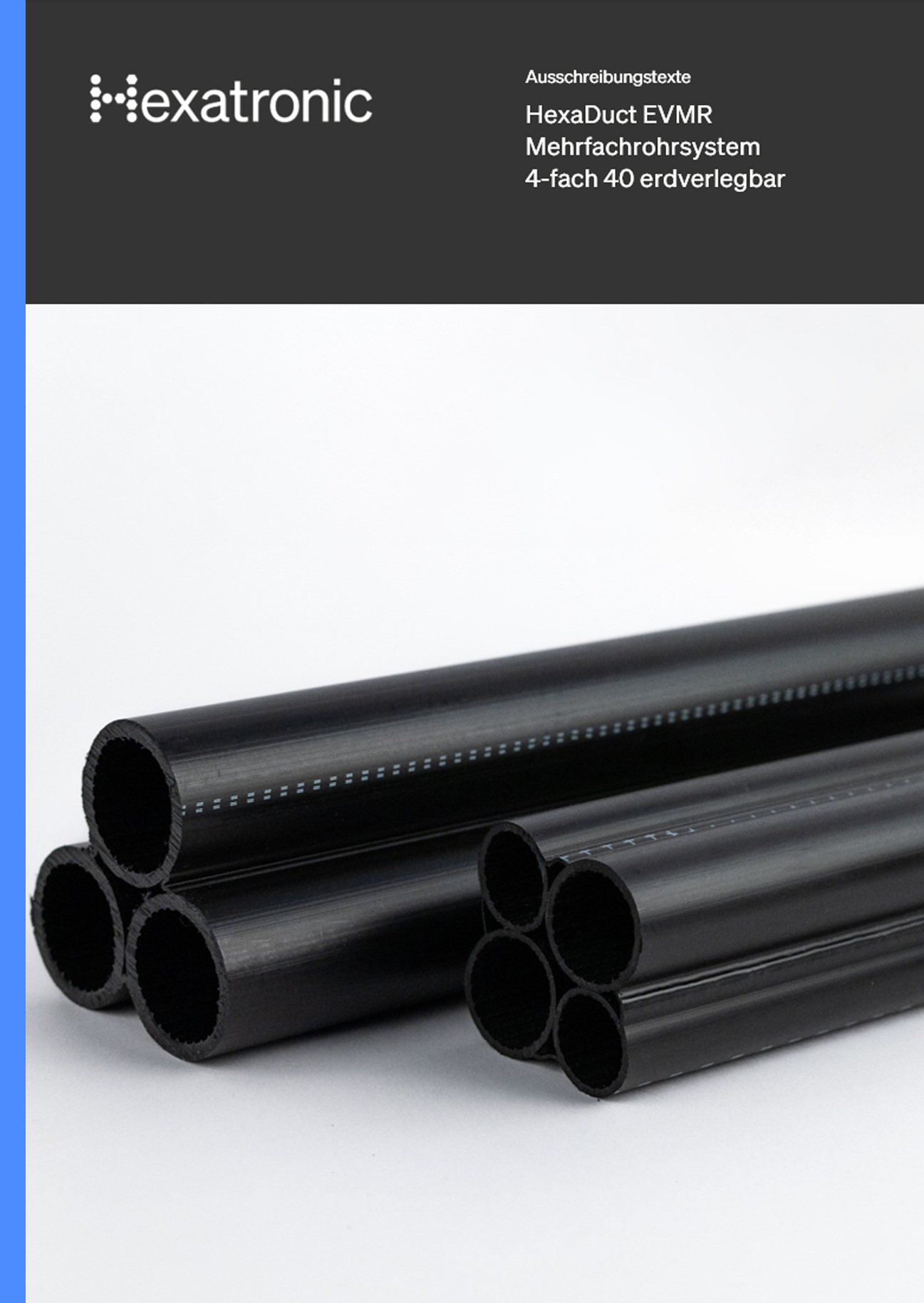 Download Ausschreibungstexte | HexaDuct EVMR Mehrfachrohrsystem 4-fach 40 erdverlegbar