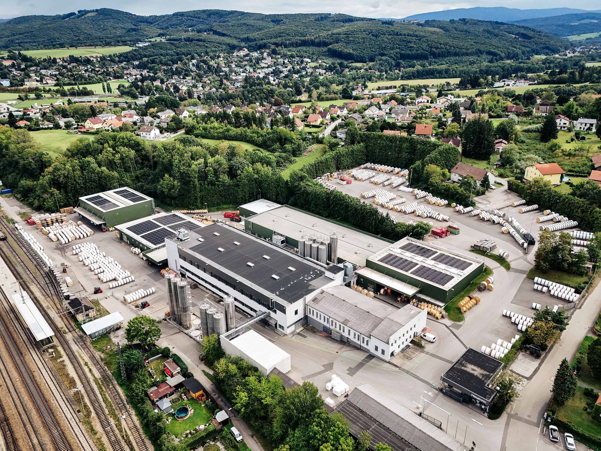 The Neulengbach microduct production facility of Hexatronic  Austria.