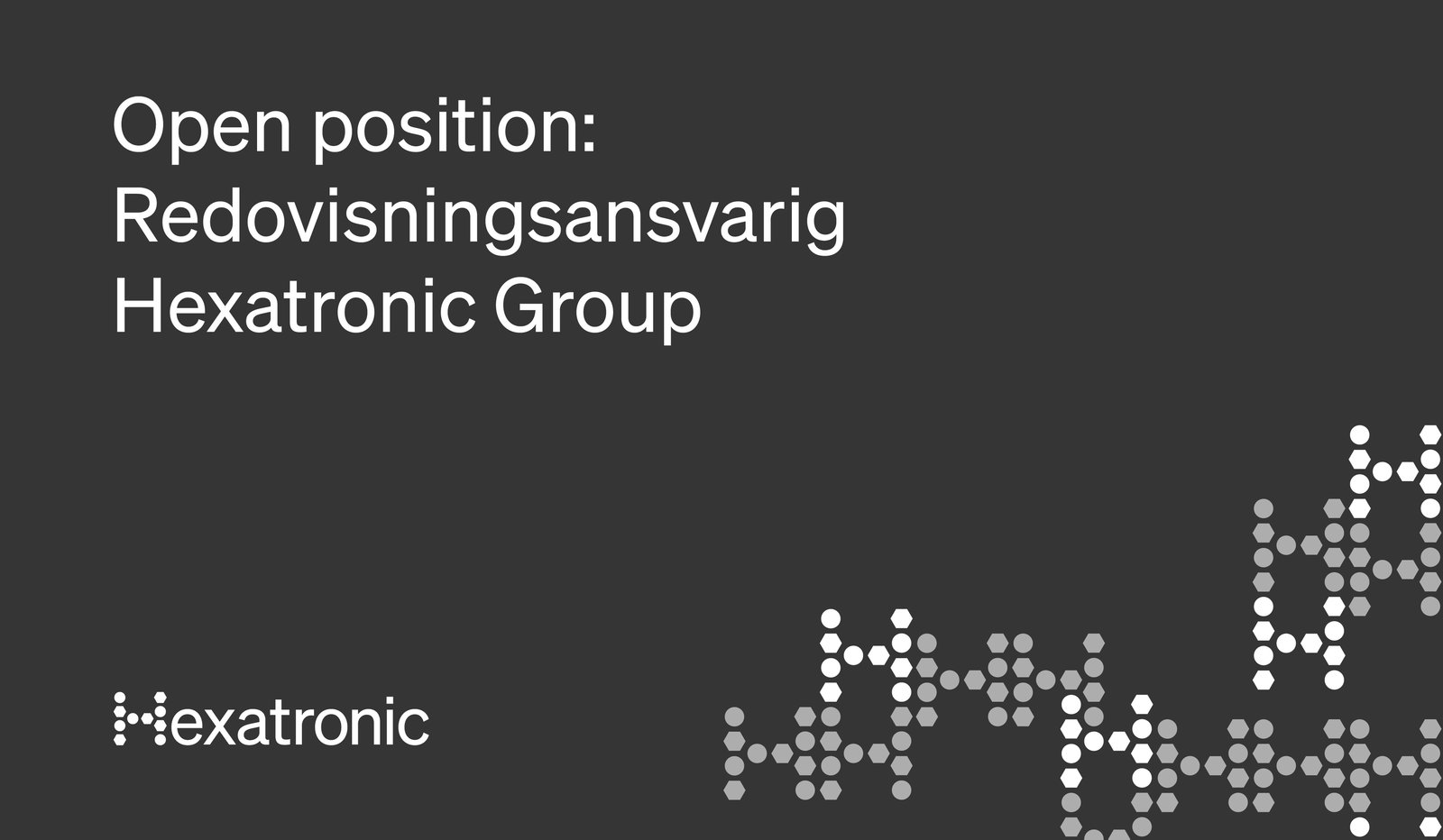 Redovisningsansvarig – Hexatronic Group