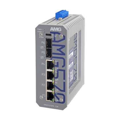 AMG 6 Port Managed Switch 30W