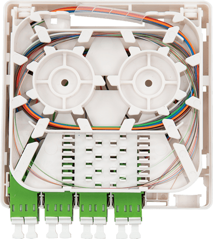 Fiberuttag för väggmontage