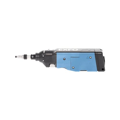 Black and blue EXFO labelled, wireless fiber inspection probe 