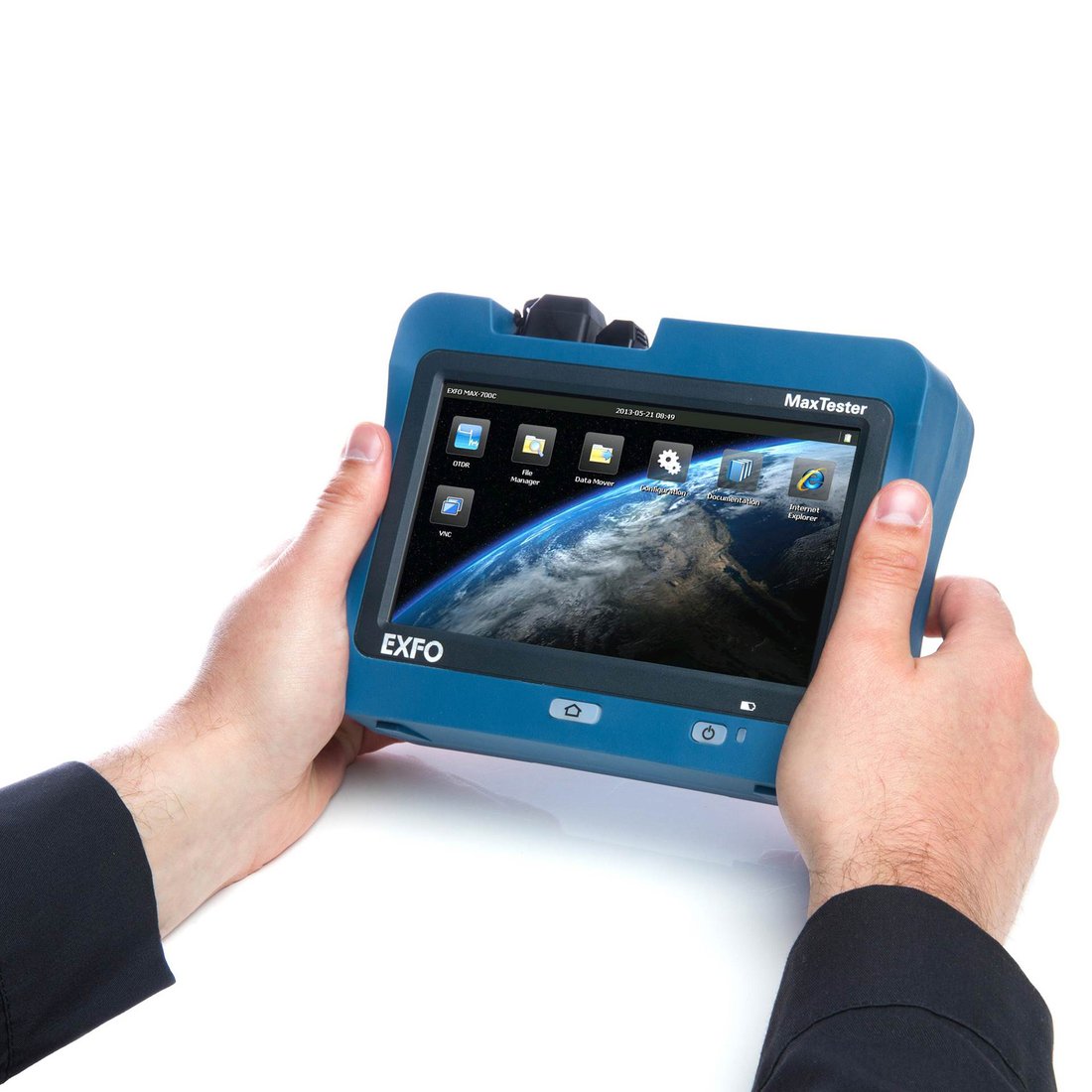 MaxTester 730C Test Equipment Fiber Network Hexatronic