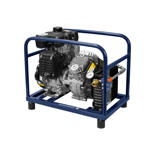 Compressor for air blown fiber installation