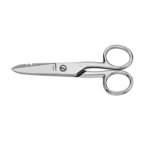 Stripping scissor in stainless steel with ABF sheath removal grooves