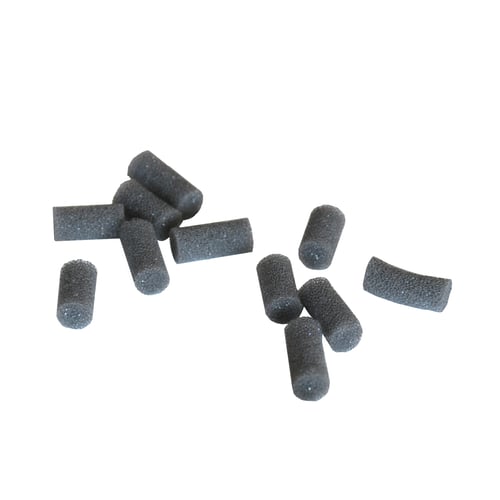 Eleven, black, small cleaning sponges for microducts