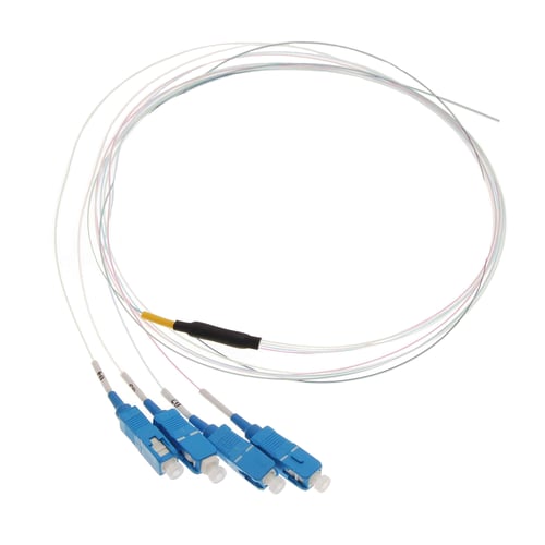 Fiber optic fanout tails