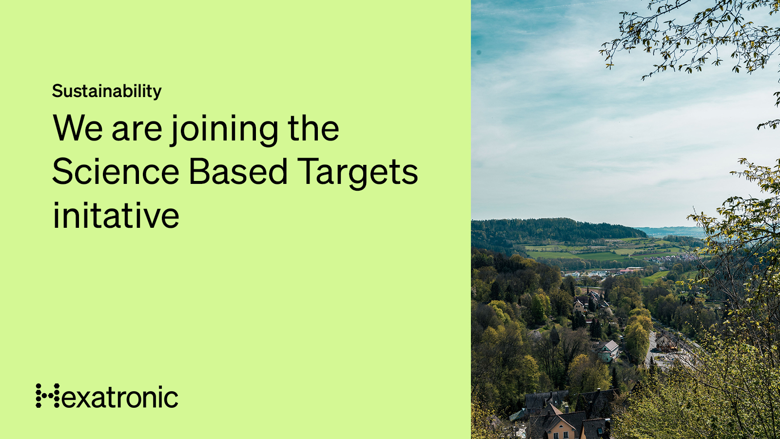 Hexatronic Group is joining the Science Based Targets initative