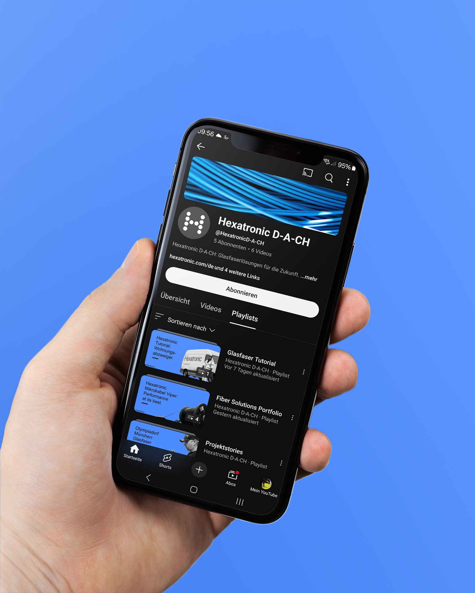 Hexatronic auf YouTube: Insights & Stories rund um Glasfaser-FTTH