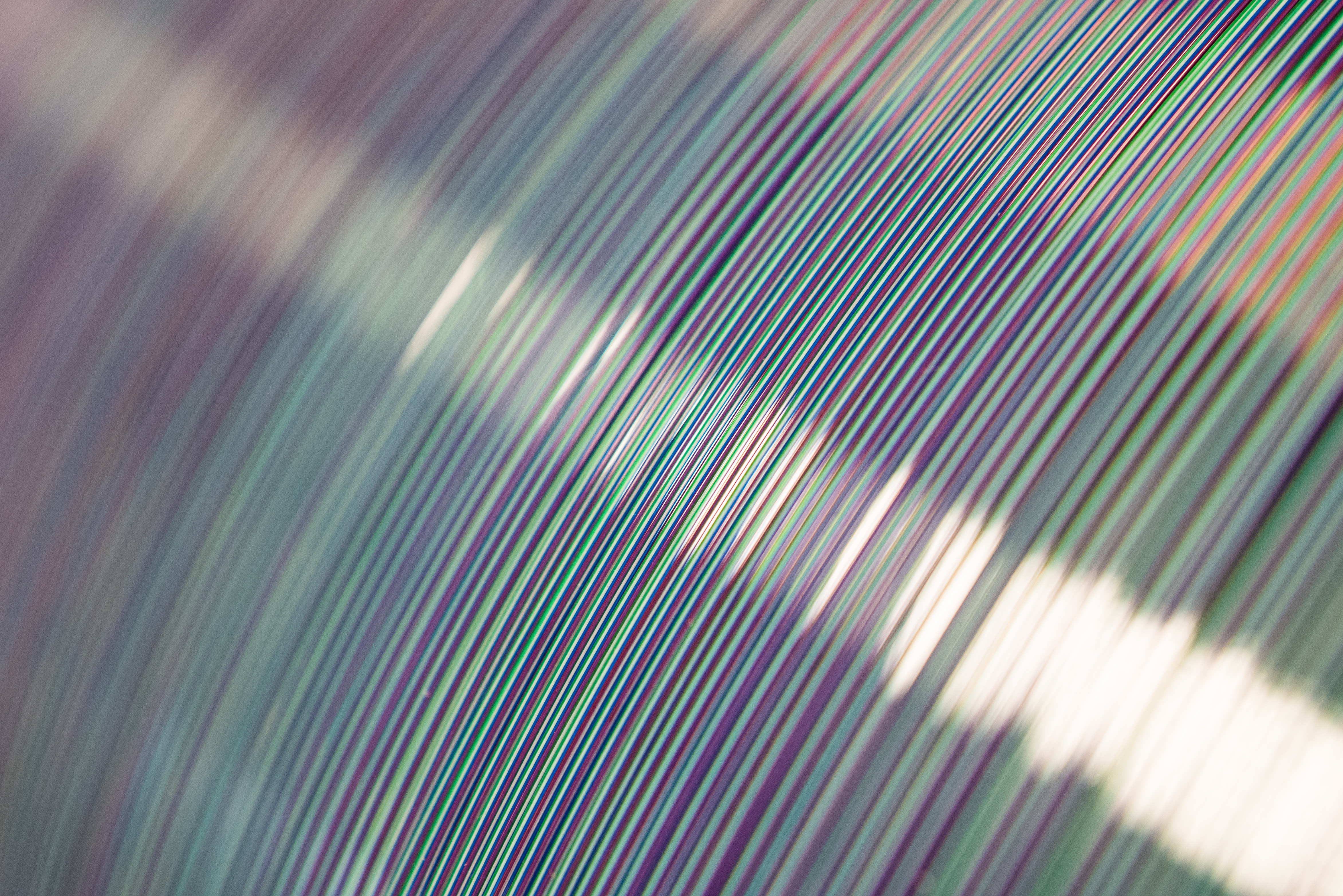 close up on fibers
