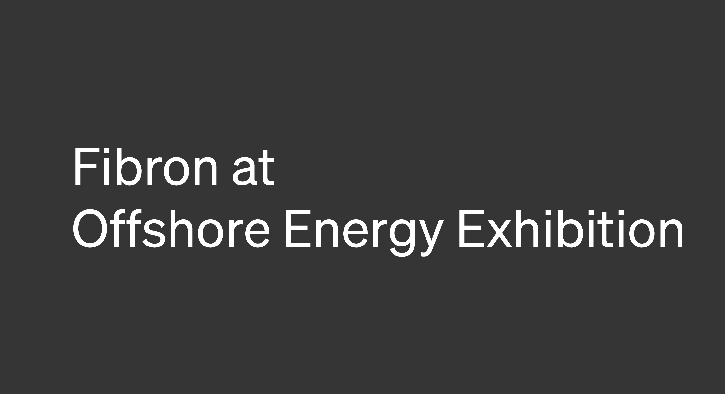 Offshore Energy Exhibition