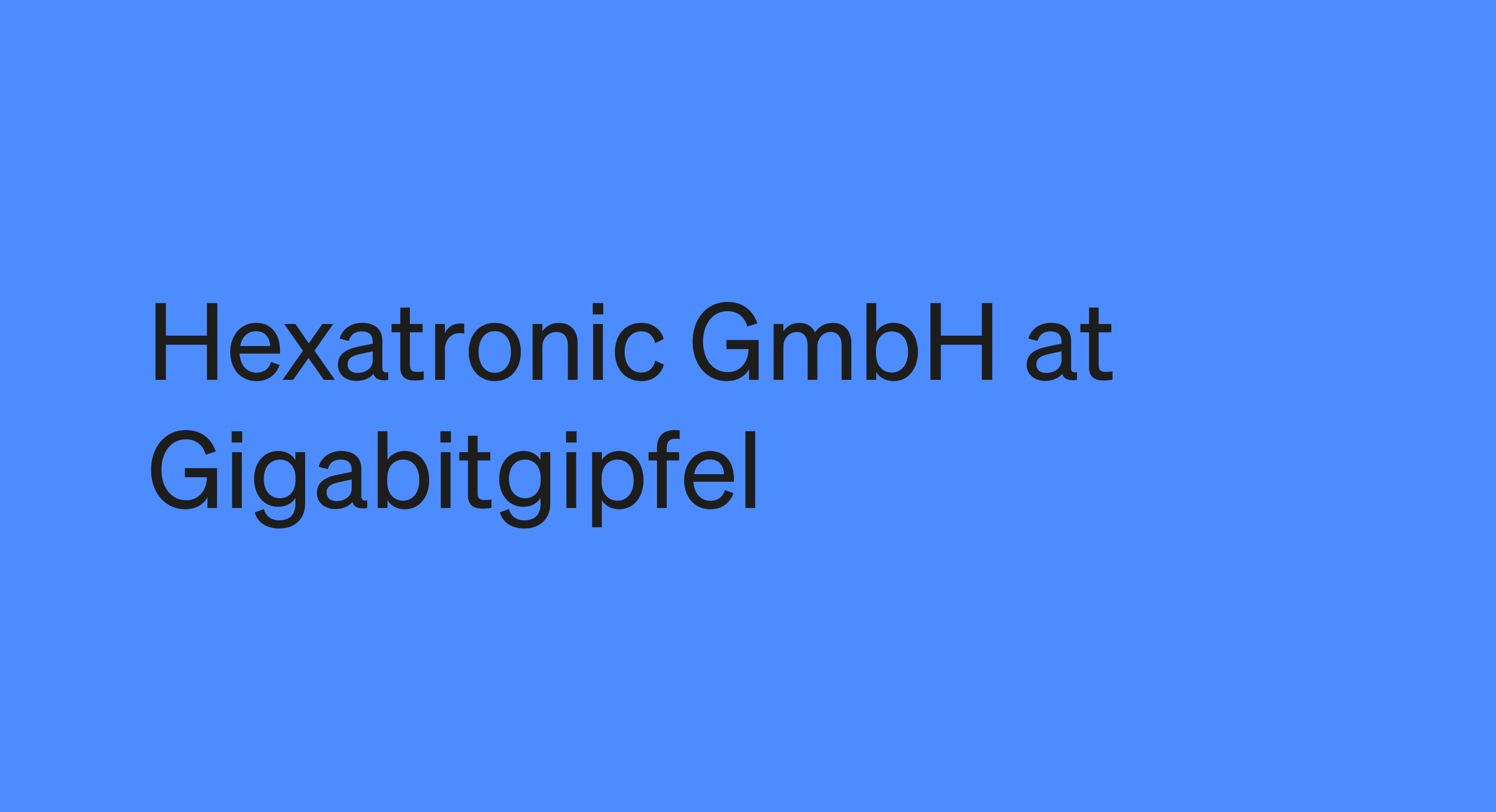 Gigabitgipfel