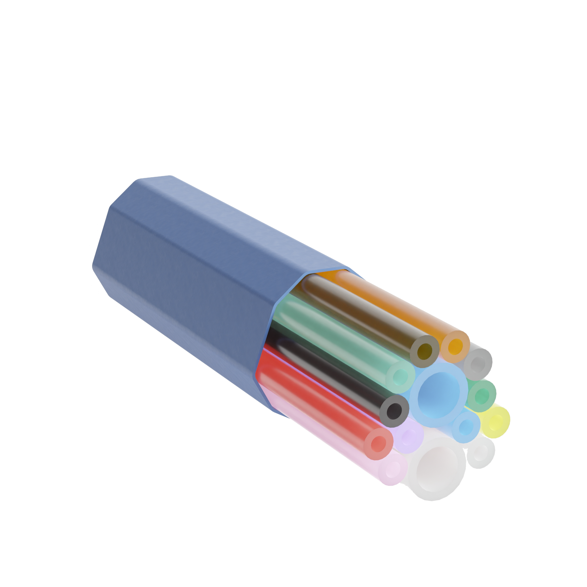 Microduct Assembly 7/3.5 + 14/10mm, Tr Direct Buried Thick Walled