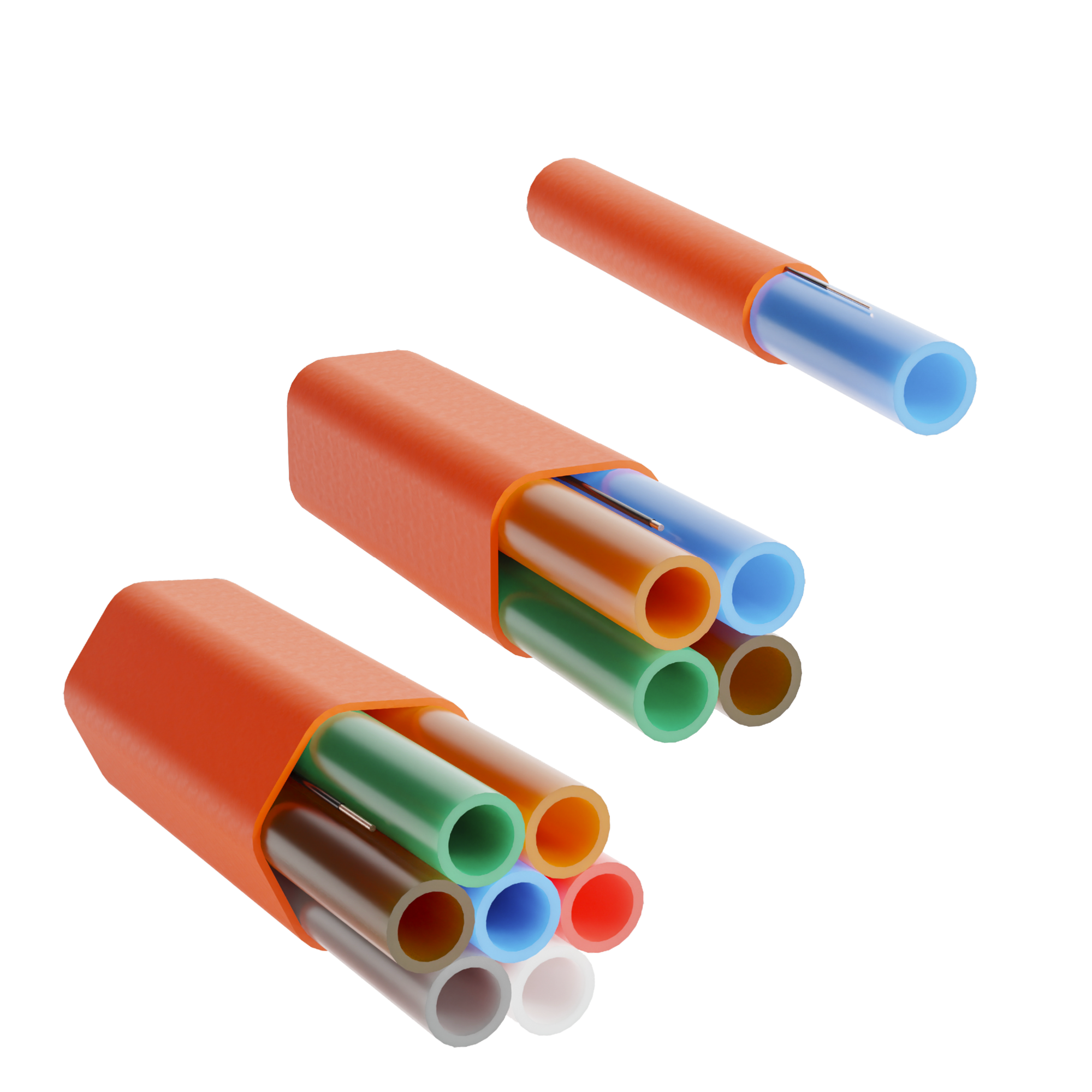 Microduct Assembly 18/14 mm with Tracer Direct Buried Thick Walled