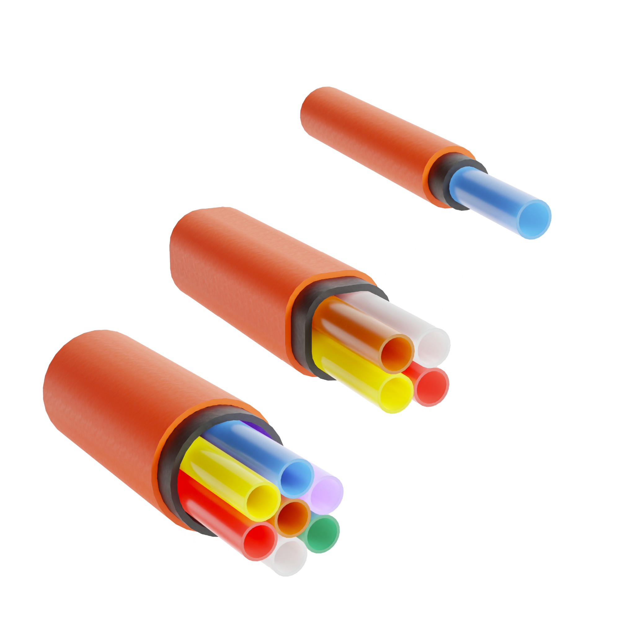 Microduct Assembly 12/10 mm Direct Buried Tight Protected Ducts