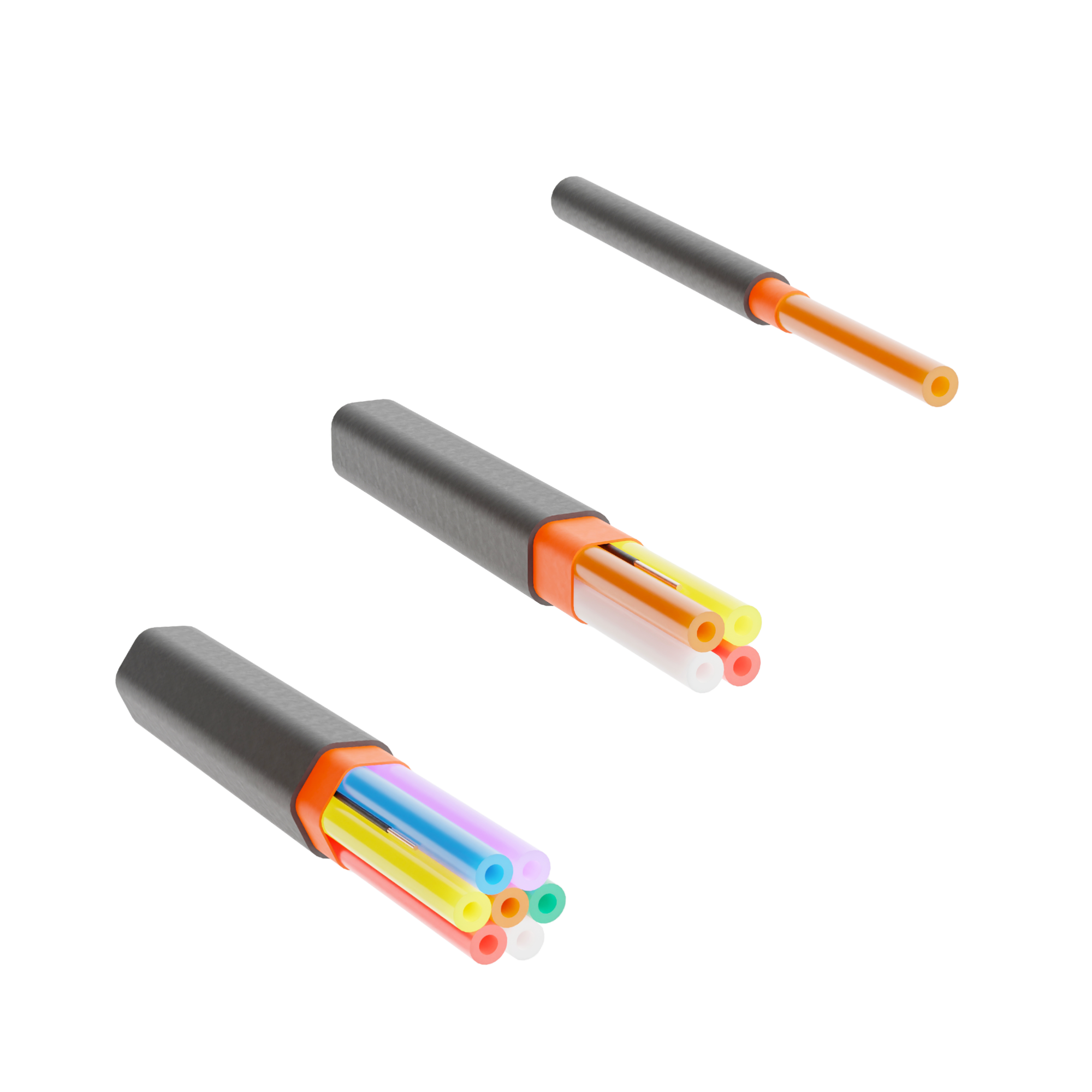 Microduct Assembly, Heavyduty, 7/3.5 mm with Tracer Direct Buried